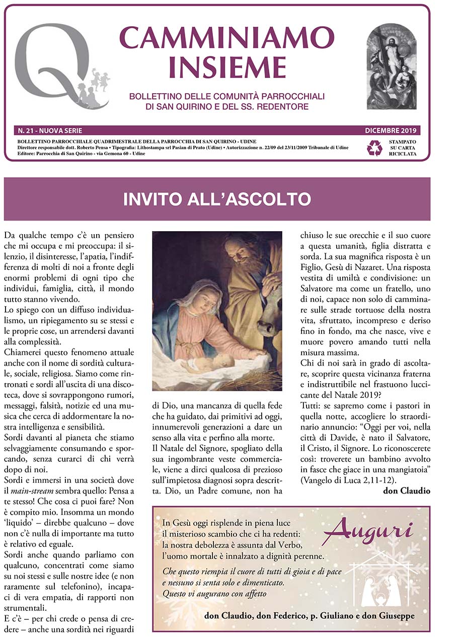 Bollettino 21-2019